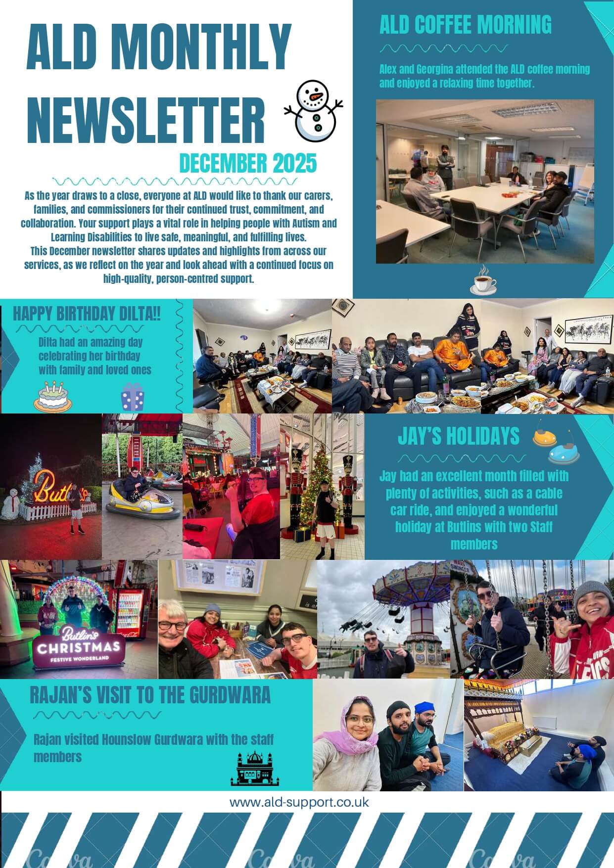 Our monthly newsletter for December 2025.